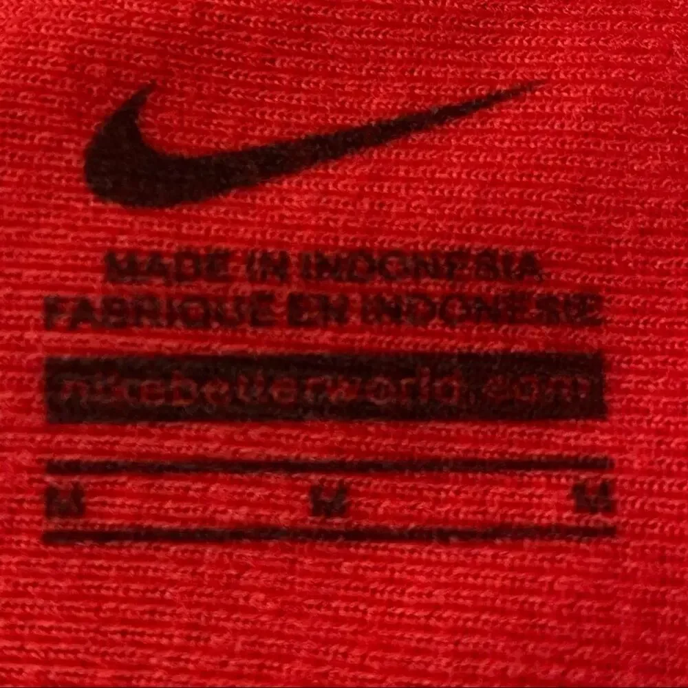 Nike Full Zip Up Track Athletic Jacket with Pockets Red White Youth Kids Medium - Picture 8 of 8